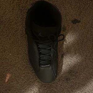 Purple and Black Jordan 13
